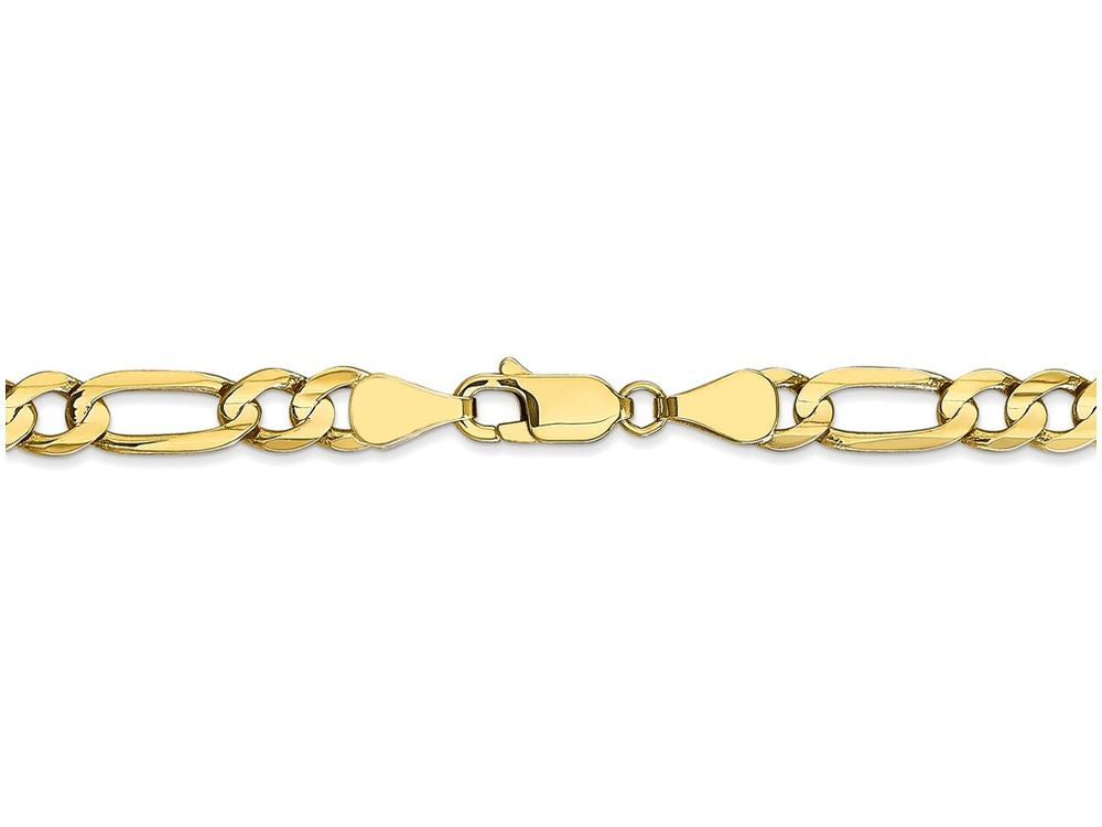 FJC Finejewelers 9 Inch 10k Light Figaro Chain Ankle Bracelet (Smaller Ankles)