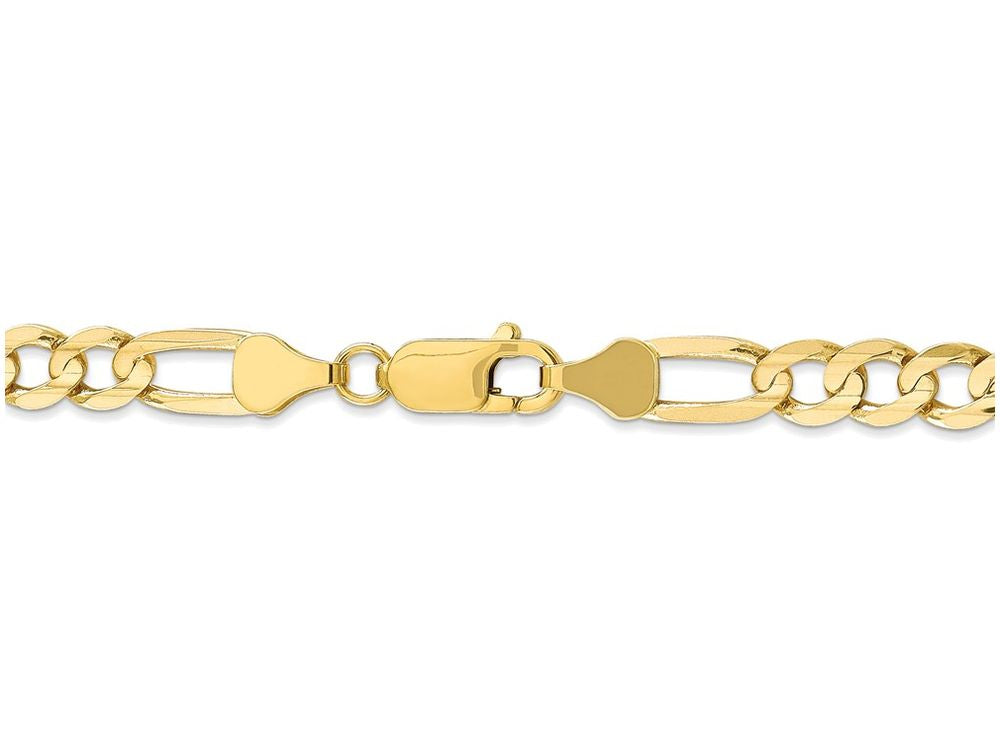 FJC Finejewelers 7 Inch 10k 6mm Light Figaro Chain Bracelet