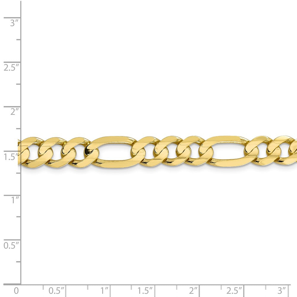 FJC Finejewelers 24 Inch 10k 8.75mm Light Figaro Chain Necklace