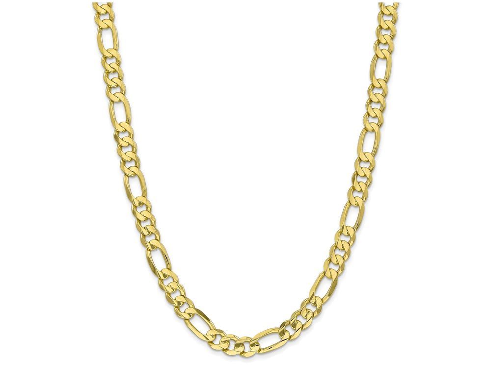 FJC Finejewelers 24 Inch 10k 8.75mm Light Figaro Chain Necklace