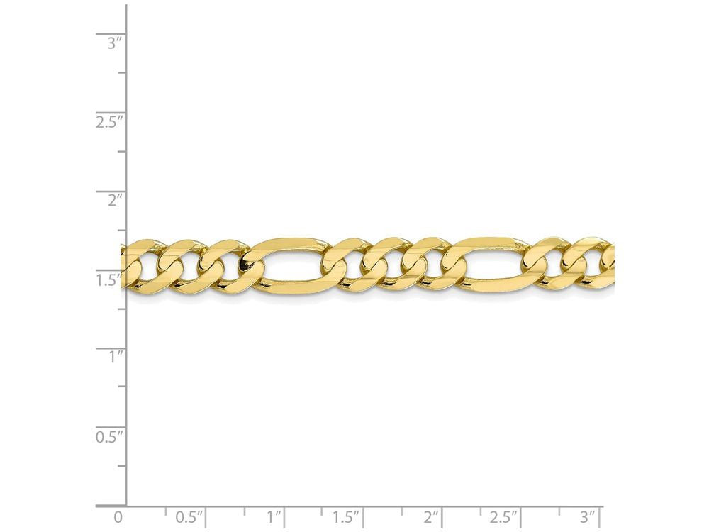 FJC Finejewelers 8 Inch 10k 8.75mm Light Figaro Chain Bracelet