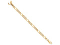 FJC Finejewelers 8 Inch 10k 7mm Hand Polished Figaro Chain Bracelet