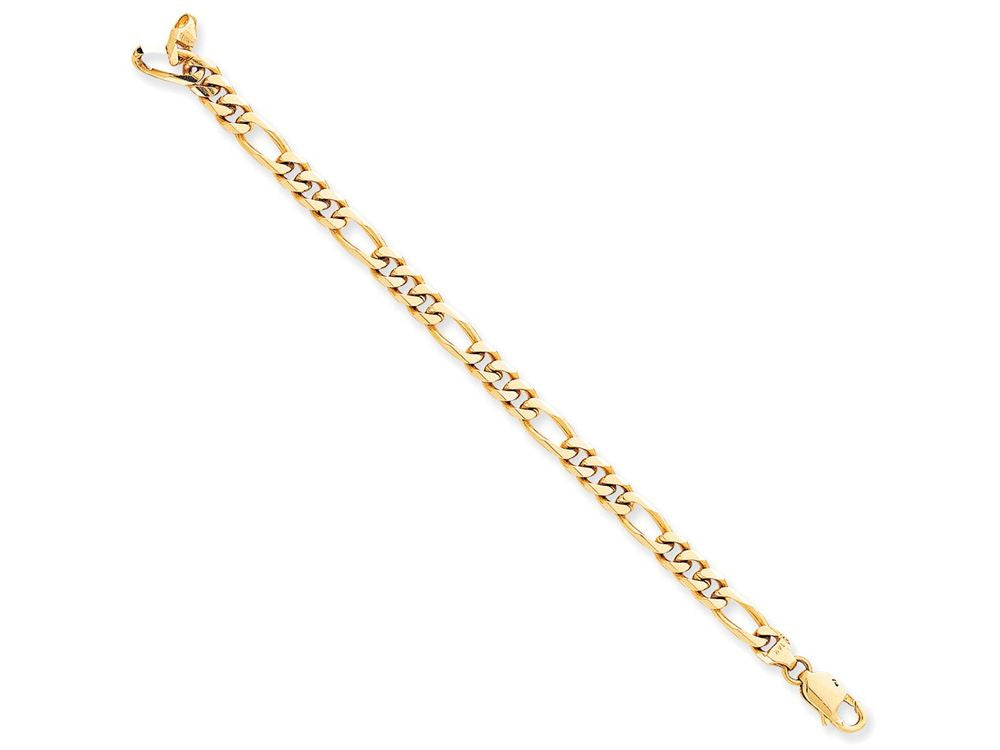 FJC Finejewelers 8 Inch 10k 7mm Hand Polished Figaro Chain Bracelet