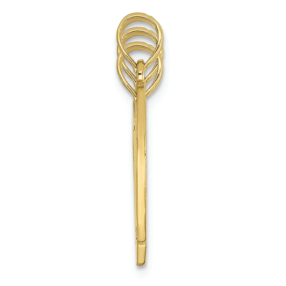 FJC Finejewelers 10k Yellow Gold Break-apart Big Sis  Mom  Lil Sis Charm
