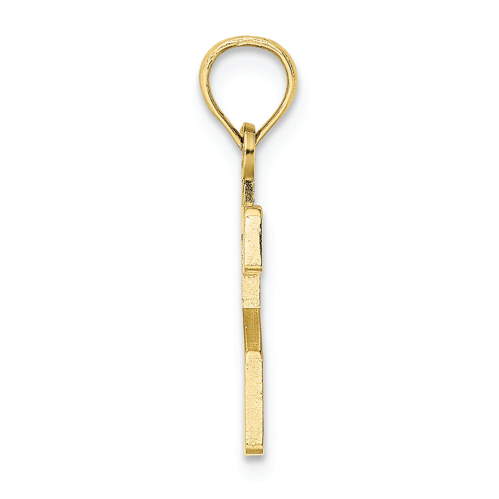 FJC Finejewelers 10k Yellow Gold 2 Block Charm