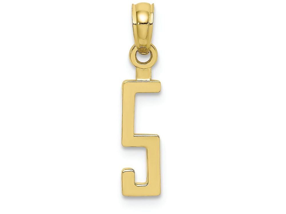 FJC Finejewelers 10k Yellow Gold 5 Block Charm