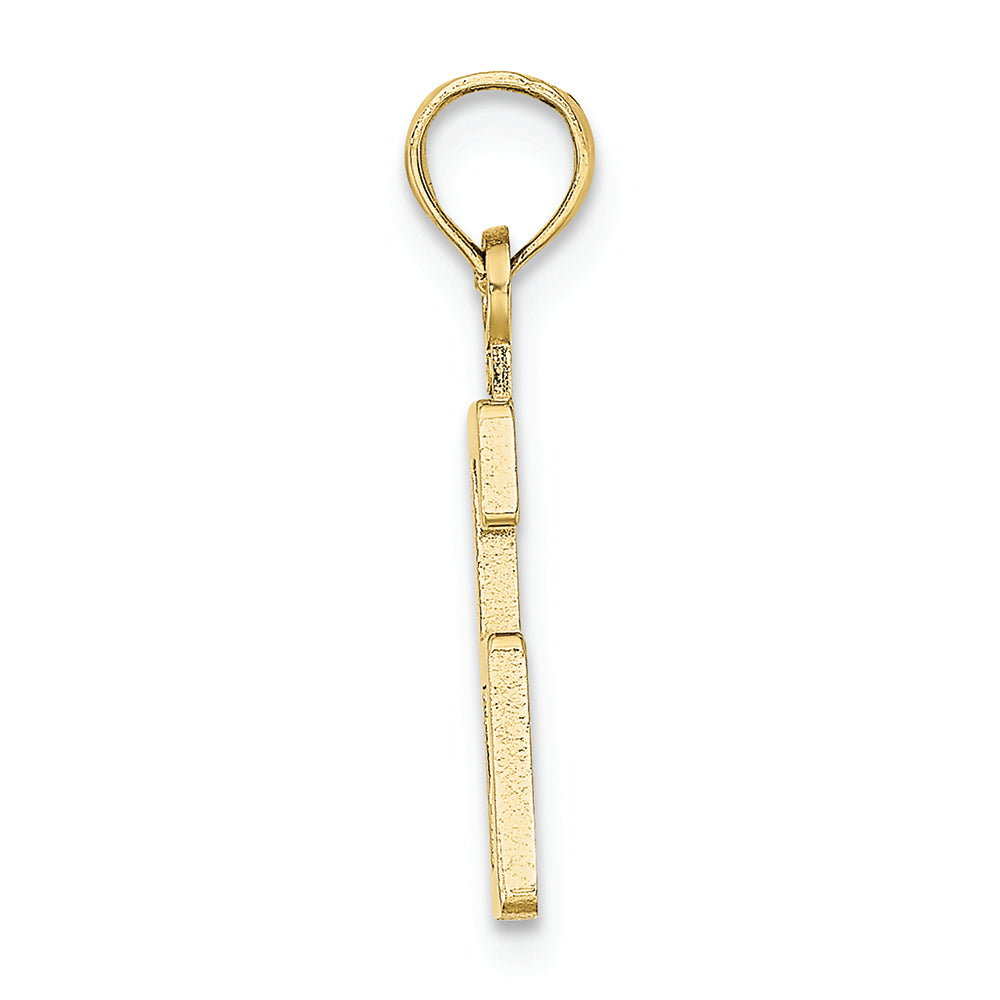 FJC Finejewelers 10k Yellow Gold 6 Block Charm