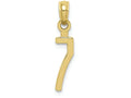 FJC Finejewelers 10k Yellow Gold 7 Block Charm