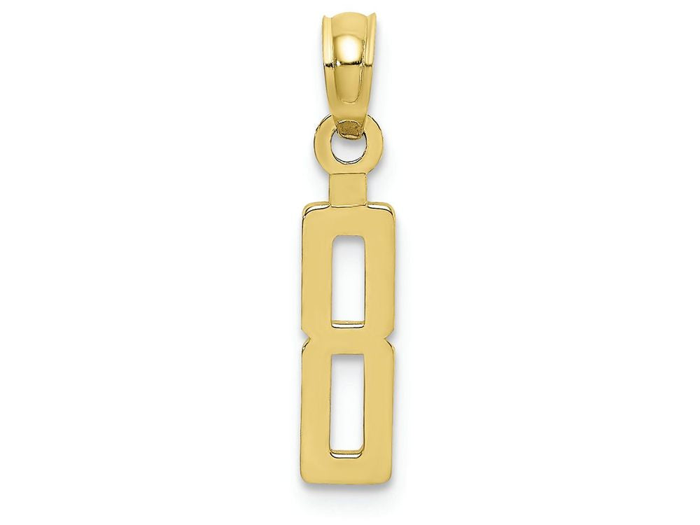 FJC Finejewelers 10k Yellow Gold 8 Block Charm