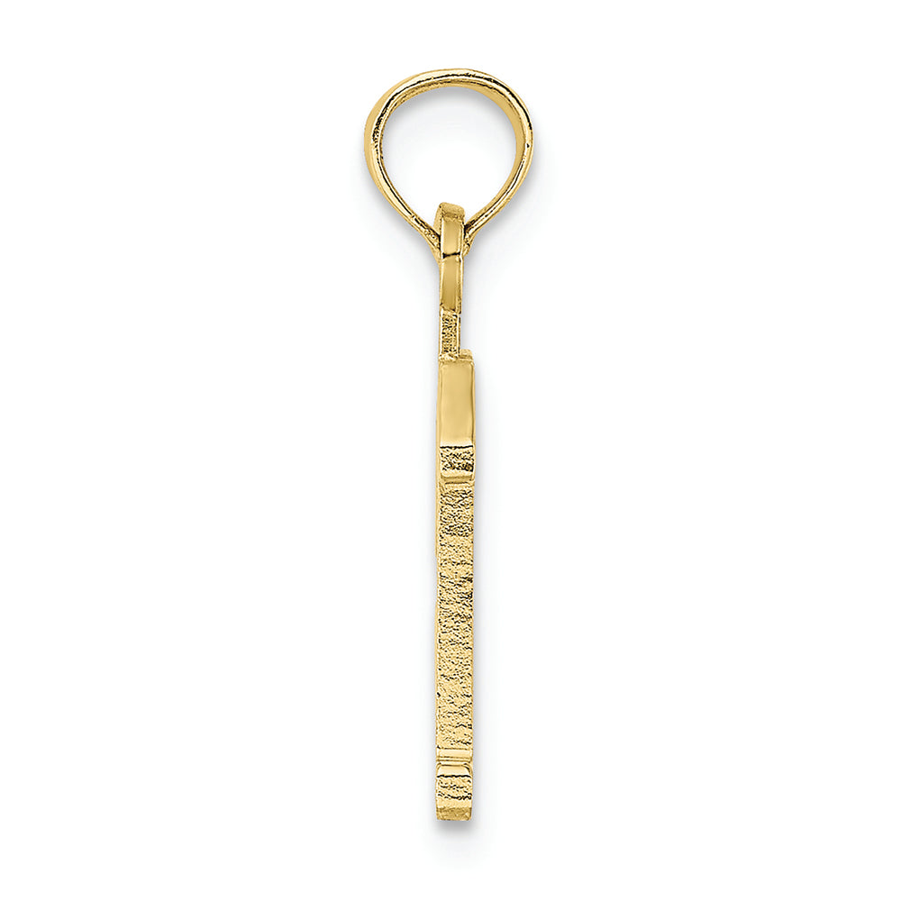 FJC Finejewelers 10k Yellow Gold 13 Block Charm