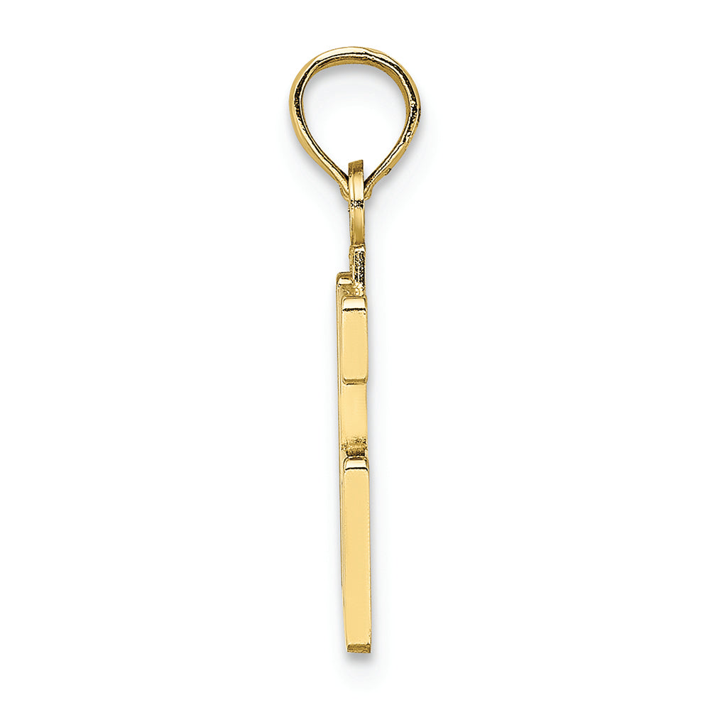 FJC Finejewelers 10k Yellow Gold 16 Block Charm