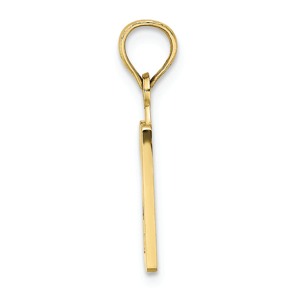 FJC Finejewelers 10k Yellow Gold 20 Block Charm