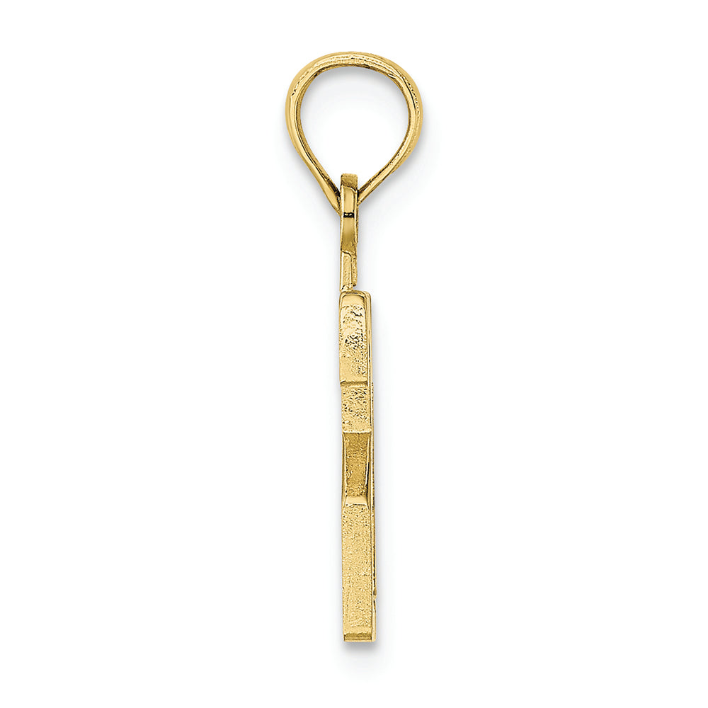 FJC Finejewelers 10k Yellow Gold 21 Block Charm