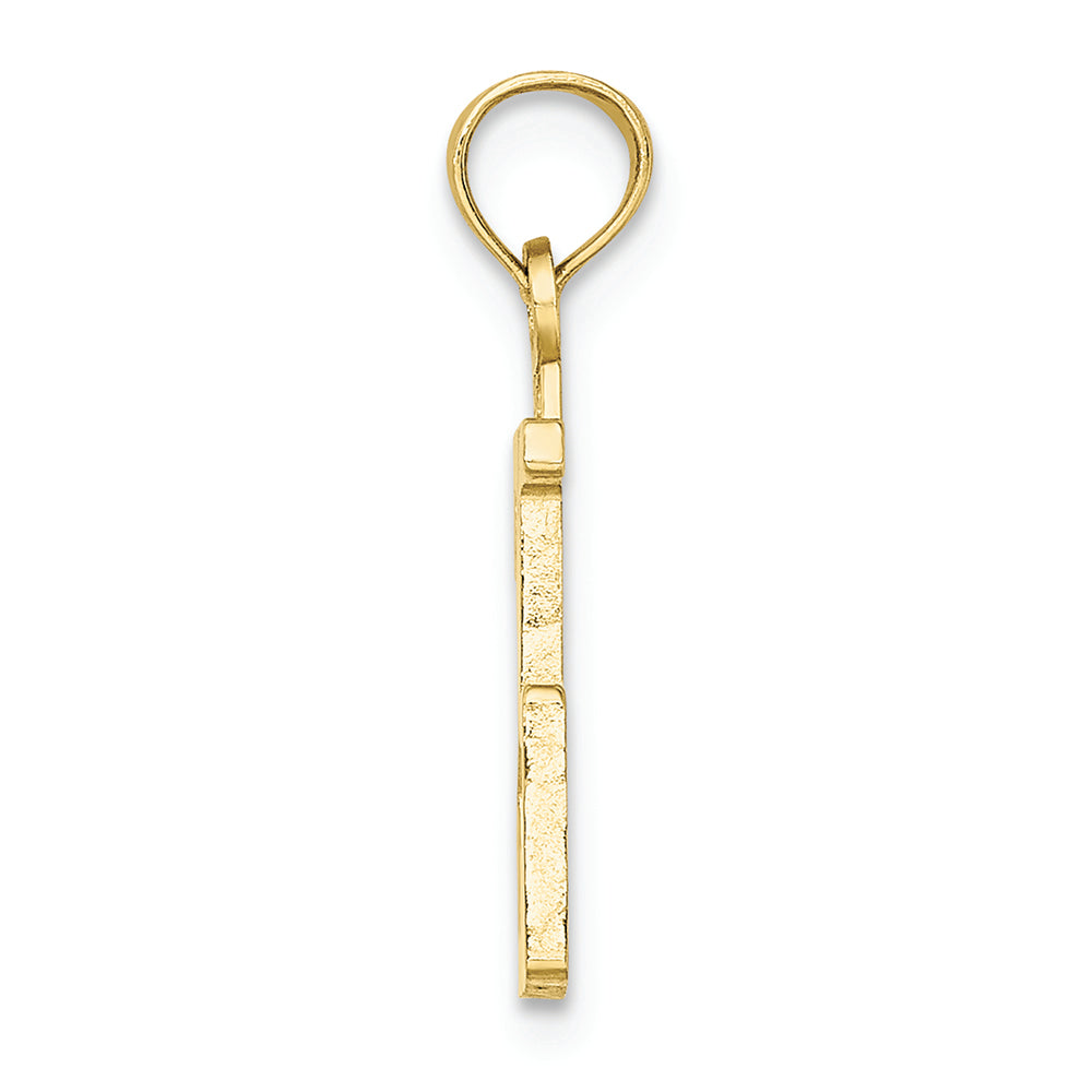 FJC Finejewelers 10k Yellow Gold 25 Block Charm
