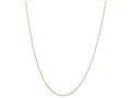 FJC Finejewelers 24 Inch 10k .6mm Solid bright-cut Cable Chain Necklace