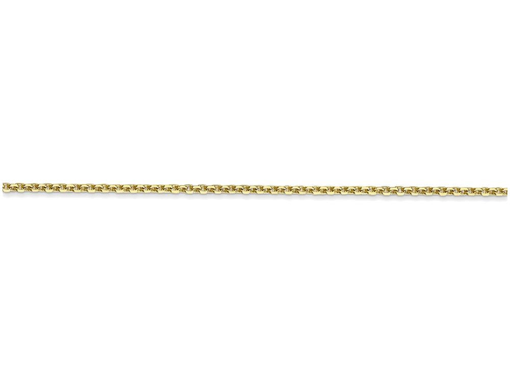 FJC Finejewelers 20 Inch 10k 1.3mm Solid bright-cut Cable Chain Necklace