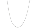 FJC Finejewelers 16 Inch 10k White Gold .6mm Solid bright-cut Cable Chain Necklace