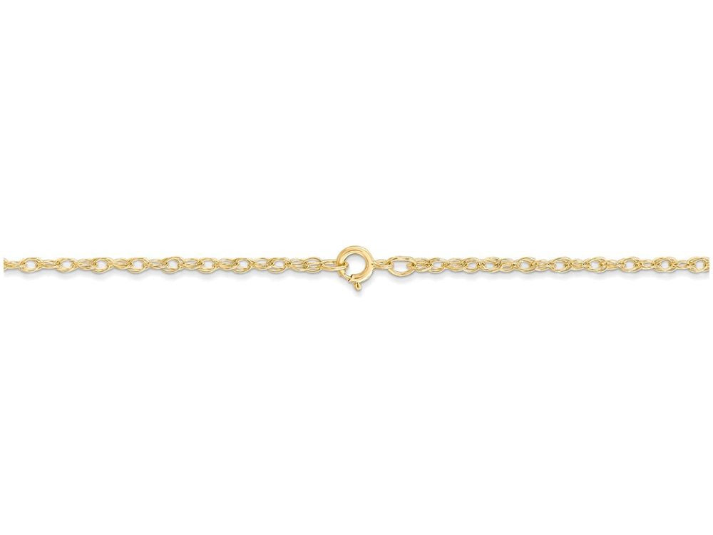 FJC Finejewelers 16 Inch 14k Yellow Gold 1.15mm Carded Cable Rope Chain Necklace