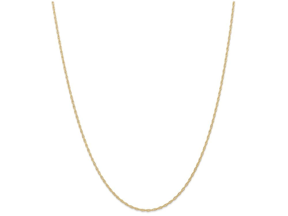 FJC Finejewelers 18 Inch 14k Yellow Gold 1.15mm Carded Cable Rope Chain Necklace