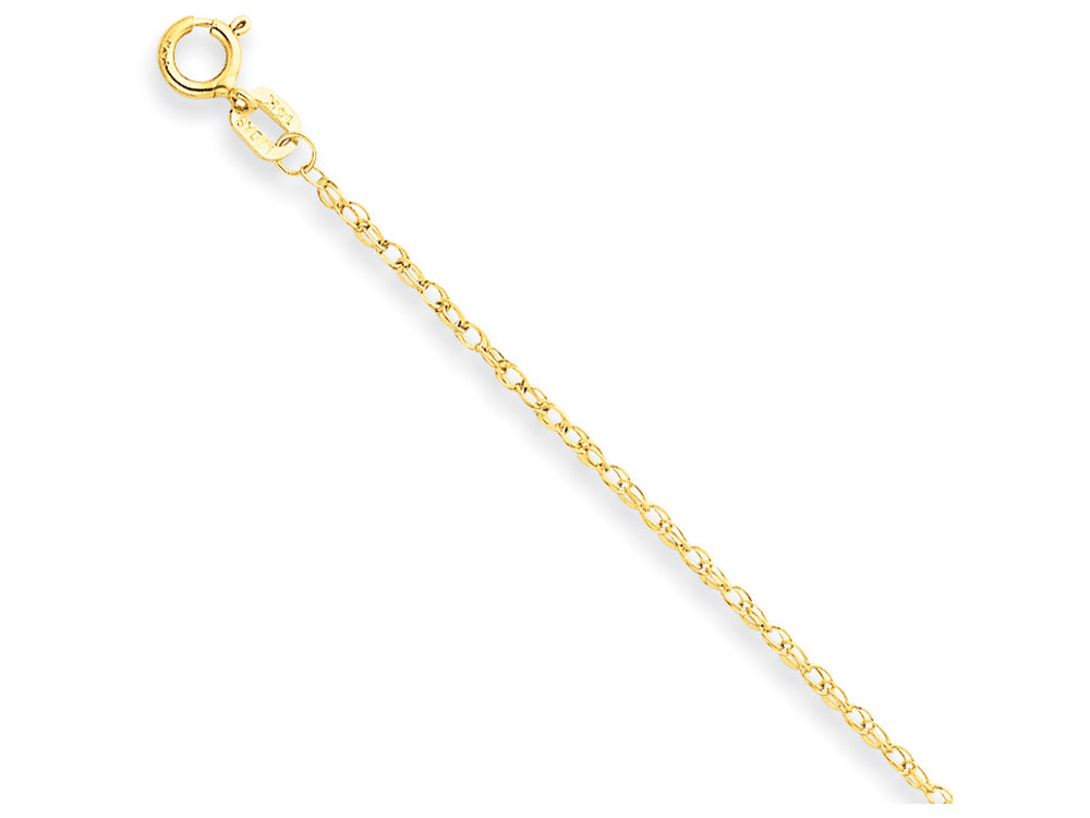 FJC Finejewelers 20 Inch 14k Yellow Gold 1.15mm Carded Cable Rope Chain Necklace