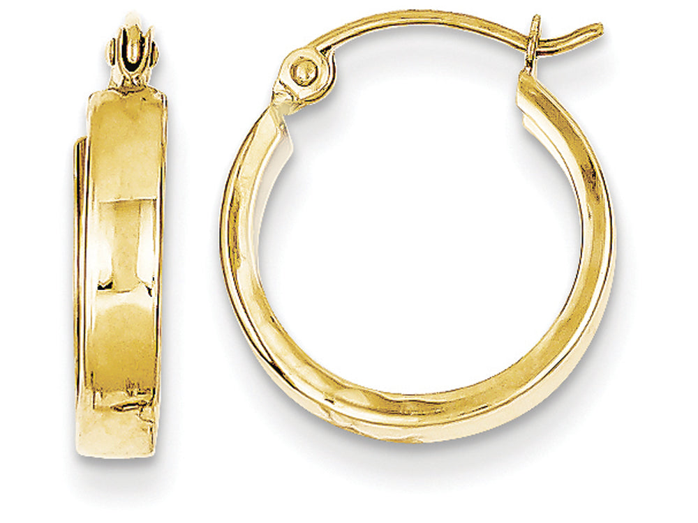 FJC Finejewelers 10k Square Tube Hoop Earrings