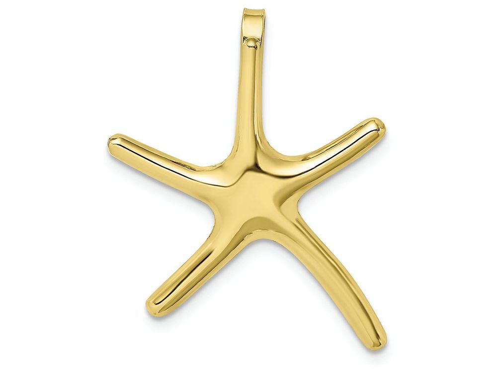 FJC Finejewelers 10k Yellow Gold Dancing Starfish Hidden Bail Charm