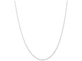 FJC Finejewelers 16 Inch 14k White Gold 1mm Singapore Chain Necklace (carded)