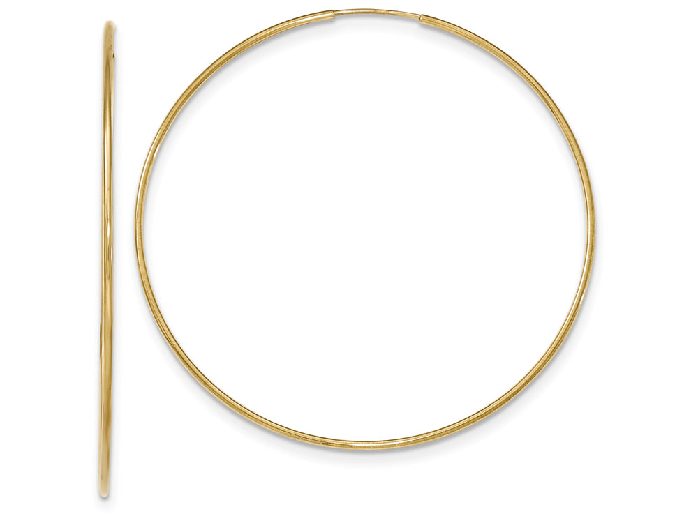 FJC Finejewelers 10k Polished Endless Tube Hoop Earrings