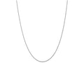 FJC Finejewelers 18 Inch 10k White Gold .8mm Polished Lite Baby Rope Chain Necklace