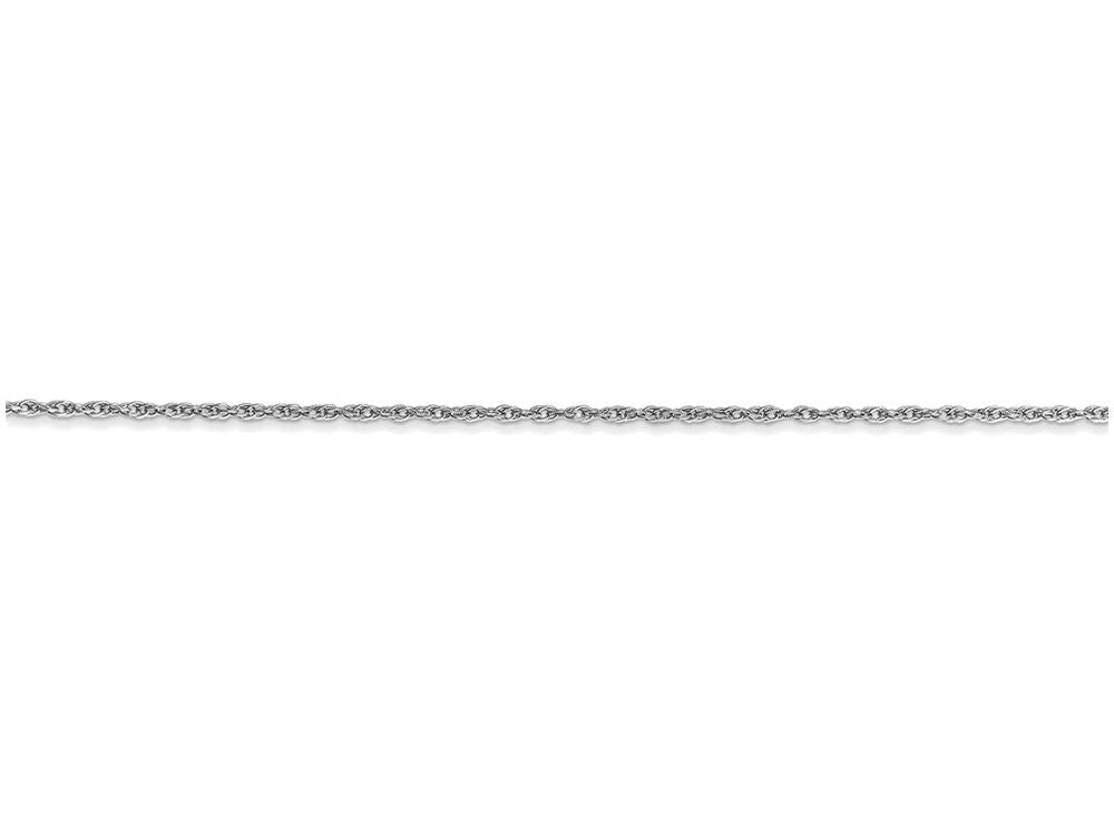 FJC Finejewelers 24 Inch 10k White Gold .8mm Polished Lite Baby Rope Chain Necklace
