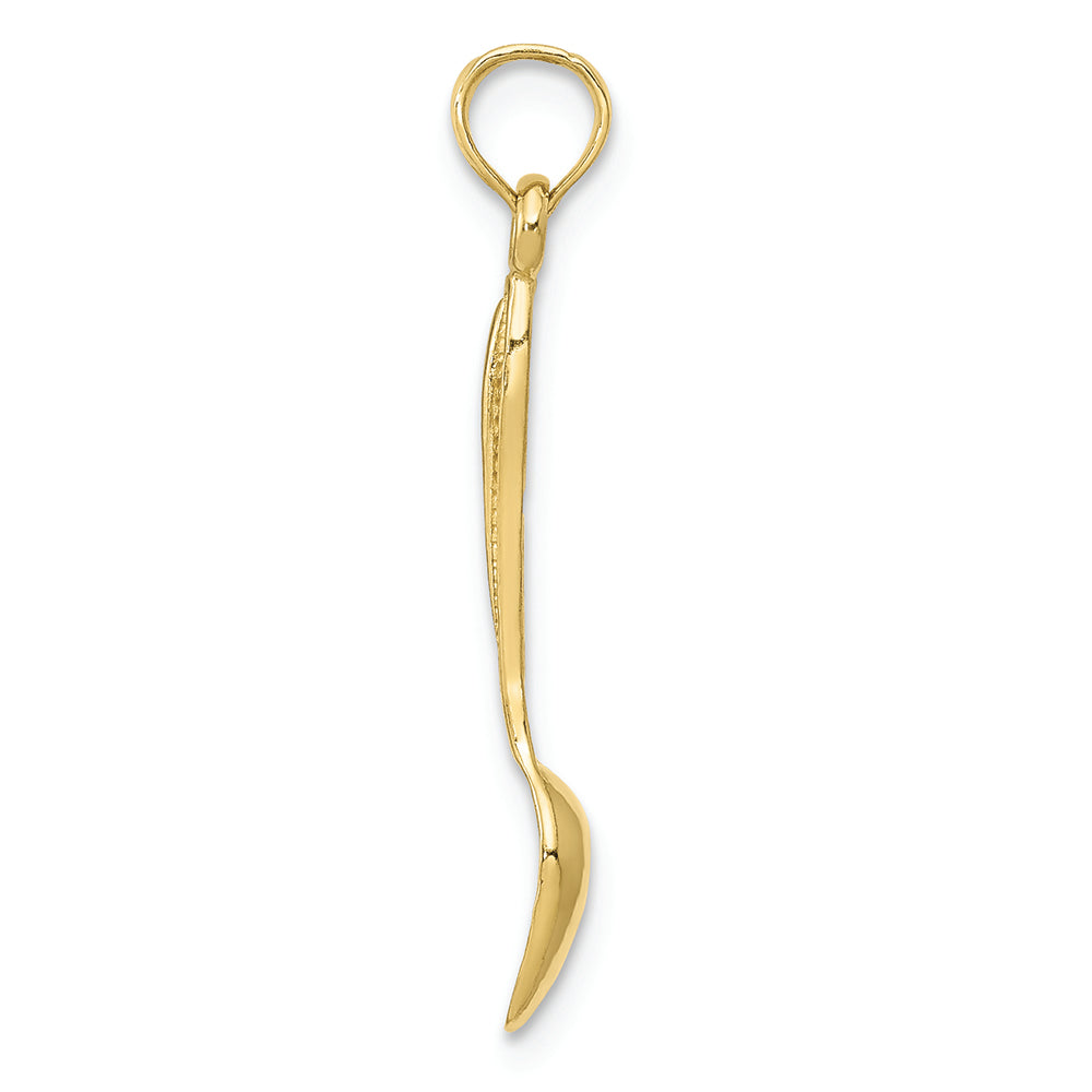 FJC Finejewelers 10k Yellow Gold 3d Table Spoon Charm