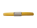 Endless Jewelry Yellow Leather 19cm/7.5inch Single Leather Bracelet Steel Finish