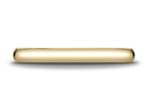 Benchmark 14k Gold 2.5mm Traditional Dome Oval Ring