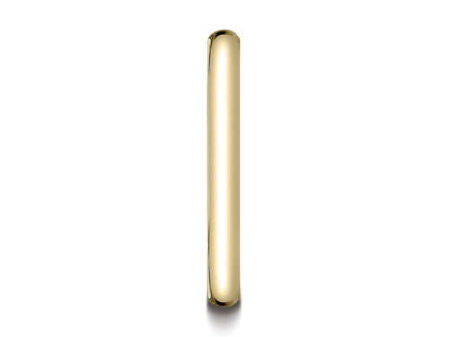 Benchmark 14k Gold 2.5mm Traditional Dome Oval Ring
