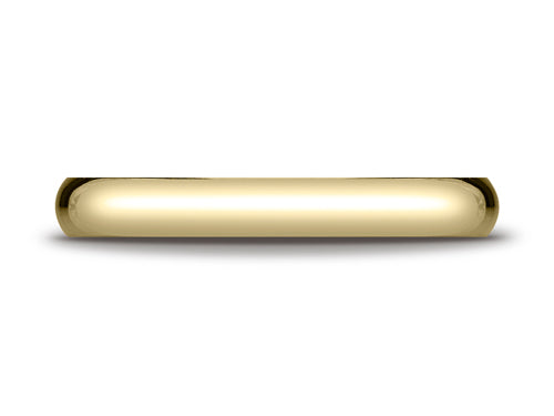 Benchmark 14k Gold 3.0mm Traditional Dome Oval Ring