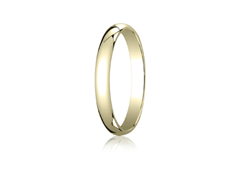 Benchmark 14k Gold 3.0mm Traditional Dome Oval Ring
