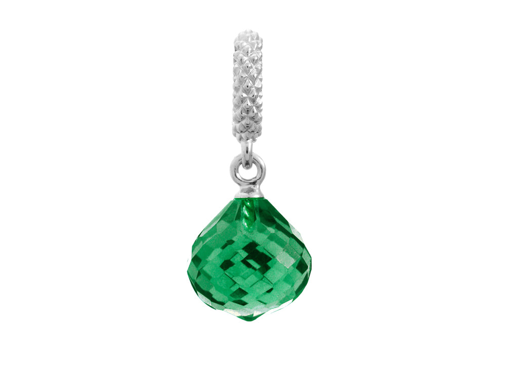 Endless Jewelry - Jennifer Lopez Collection Emerald Mysterious Drop Silver Emerald Crystal Silver Finish