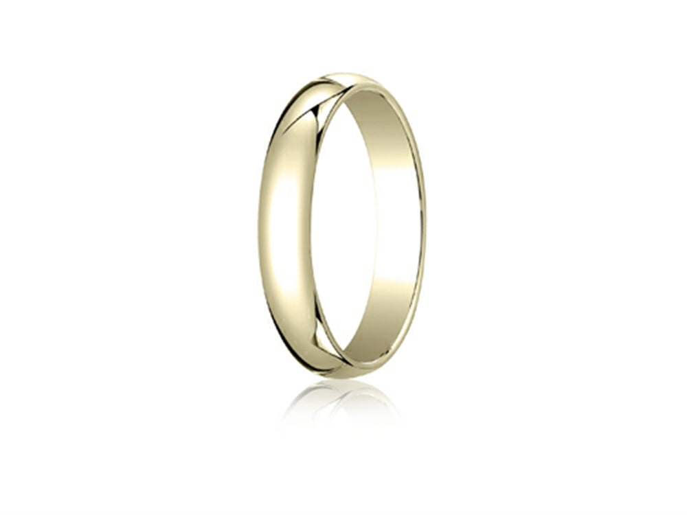 Benchmark 14k Gold 4.0mm Traditional Dome Oval Ring