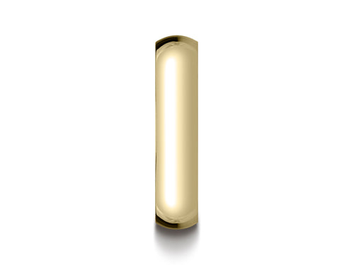 Benchmark 14k Gold 5.0mm Traditional Dome Oval Ring