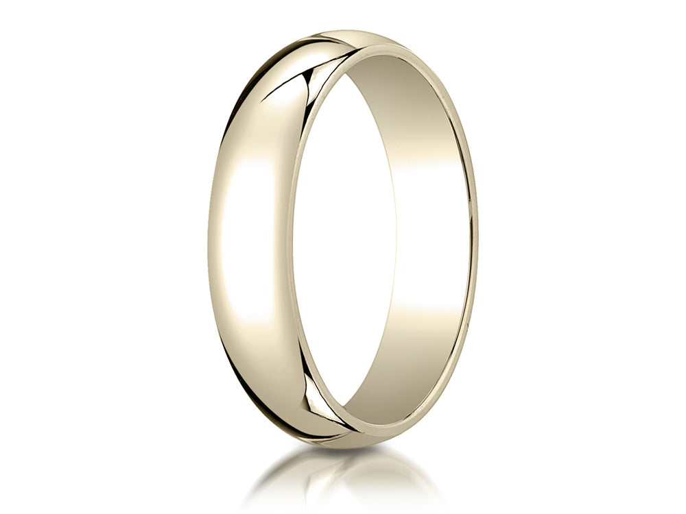 Benchmark 14k Gold 5.0mm Traditional Dome Oval Ring