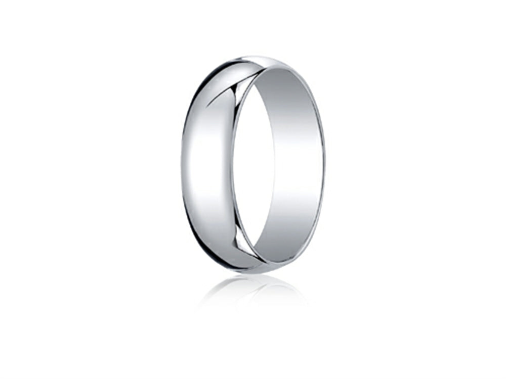 Benchmark 14k Gold 6.0mm Traditional Dome Oval Ring