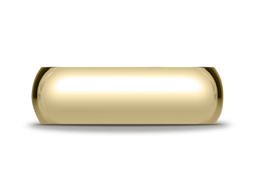 Benchmark 14k Gold 7.0mm Traditional Dome Oval Ring