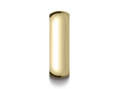 Benchmark 14k Gold 7.0mm Traditional Dome Oval Ring