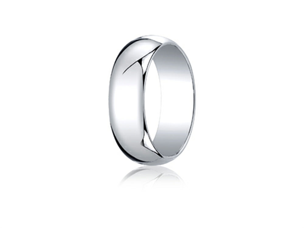 Benchmark 14k Gold 7.0mm Traditional Dome Oval Ring