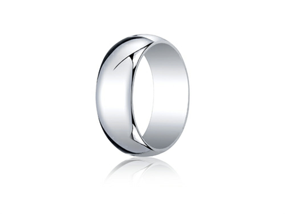 Benchmark 14k Gold 7.0mm Traditional Dome Oval Ring