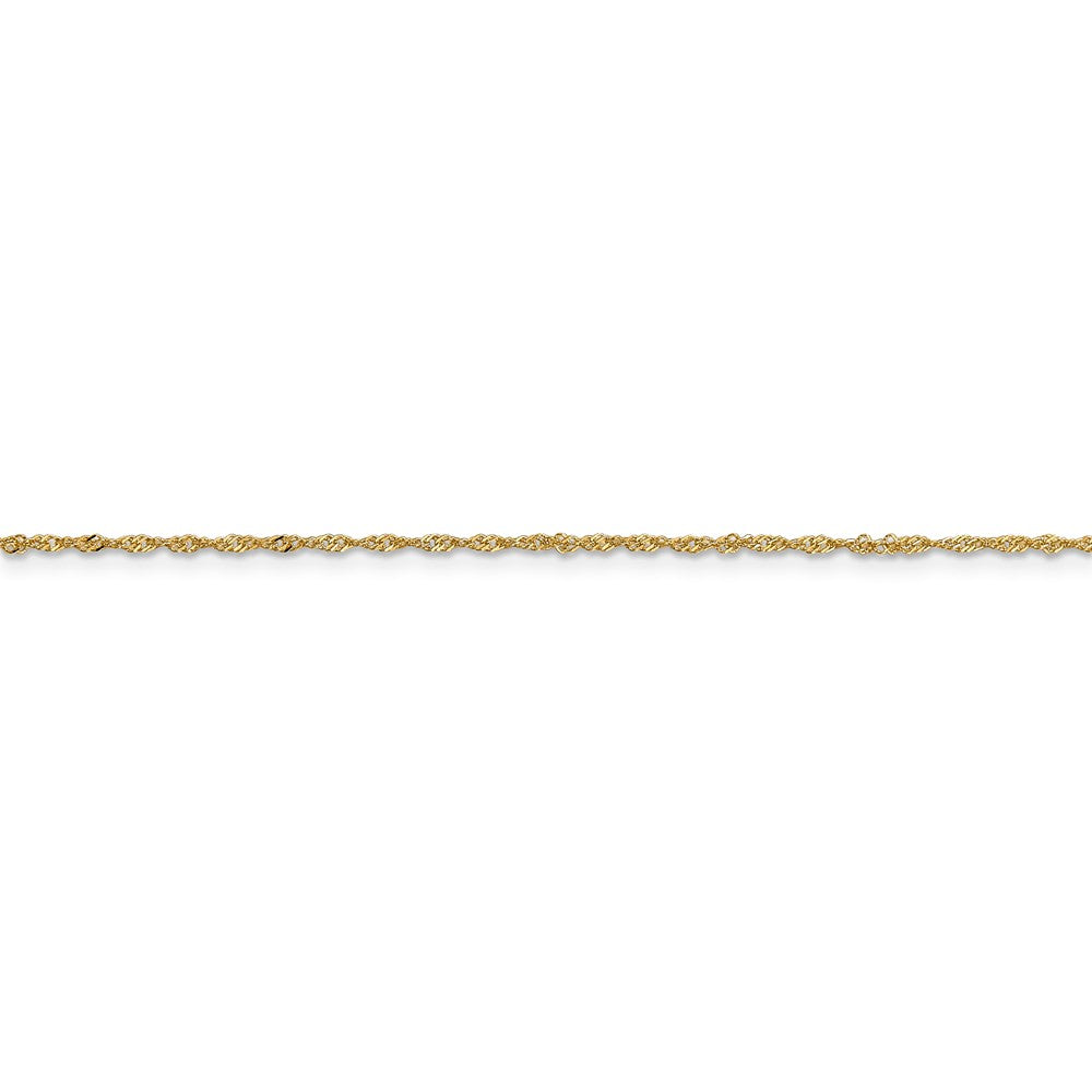FJC Finejewelers 18 kt Yellow Gold 1.10mm Singapore Chain