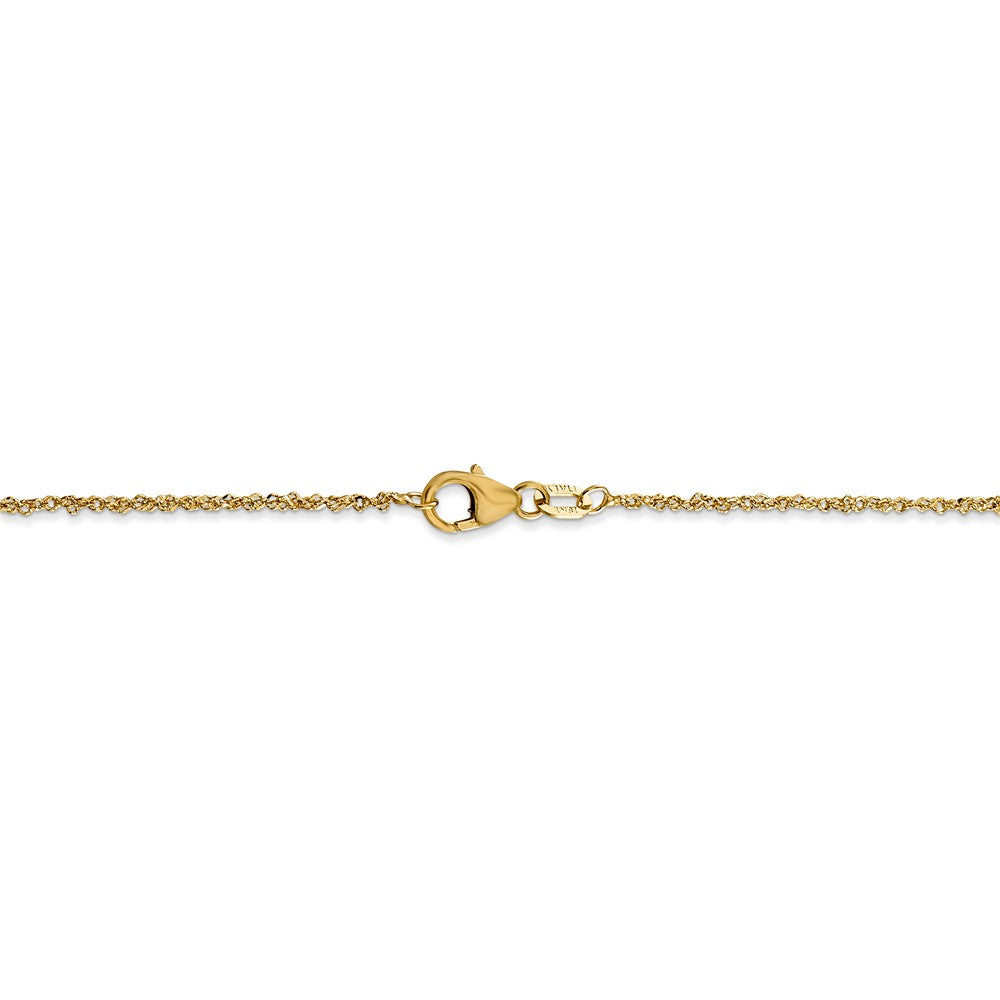 FJC Finejewelers 18 kt Yellow Gold 1.10mm Singapore Chain