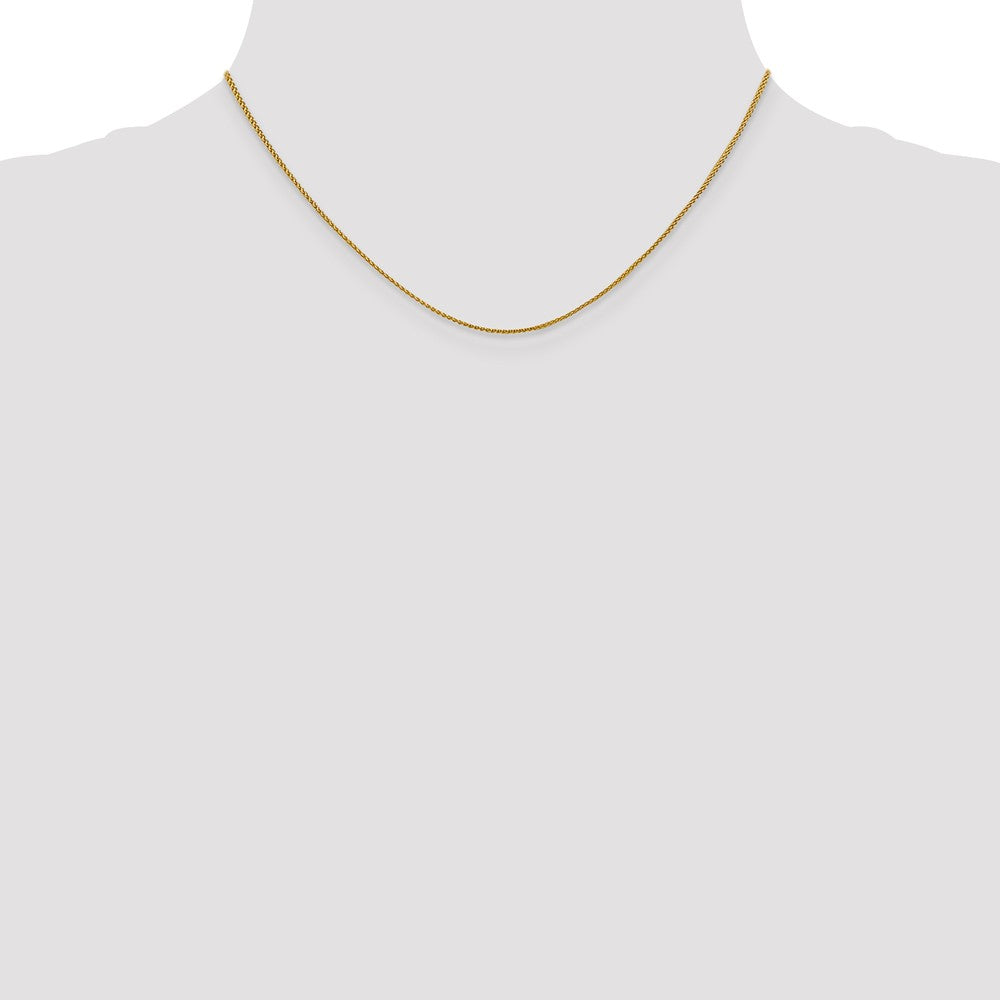 FJC Finejewelers 18 kt Yellow Gold 1.00mm Bright Cut Spiga Chain