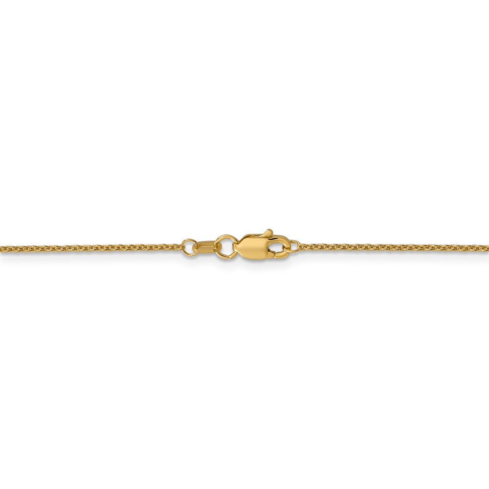 FJC Finejewelers 18 kt Yellow Gold 1.15mm Bright Cut Cable Chain