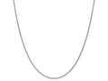 FJC Finejewelers 18k White Gold 1.15mm Solid Bright Cut Cable Chain